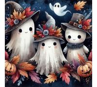 120 Piece Jigsaw Puzzles for Adults Pumpkin Ghost, Educational Games, Impossible Hard Difficult Challenging, Relaxation Jigsaw Puzzles for Adults 120 Pieces 17.7x17.7 inch