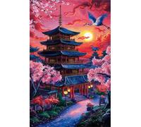 120 Piece Jigsaw Puzzles for Adults Tower Animal Puzzle Fun Challenges Perfect for Relaxation Letter Printed on Back Interlock Perfectly No Dust for Men Women Elders Seniors 9.8 x 7.9 inch