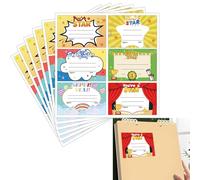 120 Pieces Back to School Certificate Stickers, 2 x 3 Inches, Recognition Certificates for Kids, Preschool Achievement Certificates, Reward Stickers for Classroom