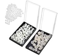 120 Pieces Dental Temporary Tooth Cap Crown Veneers Front Back Anterior and Molar Posterior Teeth with Tooth Repair Thermal Beads Cap Filler for Missing Broken Teeth