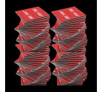 120 Pieces Double Sided Adhesive, Extra strong, Double Sided Adhesive Pads Compatible, Highly Durable, for Car, Home and Office, Square（30 x 30 mm）
