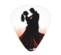 120 Pieces Guitar Picks in Bulk, 3 Pieces Different Thickness Customizable Guitar Picks with Storage Box, Dance Guitar Accessories for Bass, Electric Guitar, Guitar Lovers