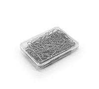 120 Pieces High Temperature Nichrome Alloy Wire Jump Rings, U-Shaped for DIY Pendant, Ceramic Ornaments, Glass Fusing, with Plastic Storage Box