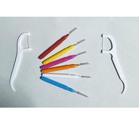 120 Pieces Interdental Brush, Toothpicks Tooth Flossing Head Oral Dental Hygiene Brush,Teeth Cleaner Dental Floss Stick Tooth Cleaning Tool