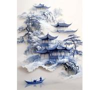 120 Pieces Jigsaw Puzzles For Adults Educational Game Challenge Toy Gifts 120 piece puzzles for adults Family Activity Game Puzzle Classical Palace Scenery