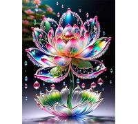 120 Pieces Jigsaw Puzzles For Adults Educational Game Challenge Toy Gifts 120 piece puzzles for adults Family Activity Game Puzzle Colored Crystal Lotus