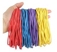 120 Pieces Large Rubber Bands, Colorful Elastic Bands Strong Elastic Rubber Bands for Office Home Bank School Document Organizing