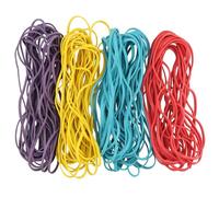 120 Pieces Large Rubber Bands, Colorful Elastic Bands Strong Elastic Rubber Bands for Office Home Bank School Document Organizing (Random Colors)