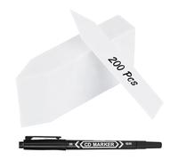 120 Pieces Plant Markers for Gardening Seedings Identification Waterproof Labels with Permanent Marker Included Waterproof Plant Identifiers