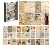 120 Pieces Scrapbook Paper Kit, Vintage Patterned Paper for Scrapbooking, Journaling, Decoupage, Card Making, Gift Wrapping, DIY Arts and Crafts Supplies, 5.51x3.94inches (Retro)