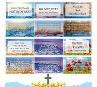 120 Pieces Scripture Cards with Bible Verses Natural Scenery Bible Verse Cards for Men, Religious Prayer Cards Assorted Full Scripture Postcard Christian Gifts, 30 Styles