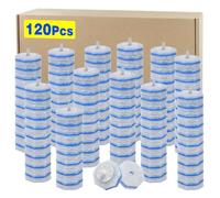 120 Pieces Toilet Stick Refills for Clorox, Disposable Head, Compatible with Clorox ToiletWand Cleaning System, Upgrade Fiber Cleaning Brush for Closestool Cleaning (Brush Rod Not