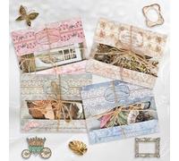 120 Pieces Vintage Scrapbook Supplies, Antique Decorative Planner Journal Sticker Decals for Scrapbooking,Planners Notebook Collage Album Picture Frames Art DIY Craft