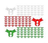 120 Plant Benders Clips for Low Stress Training with For Durable Plastic Construction for Secure Branch Shaping and Enhanced Plant Growth in Gardens and Greenhouses