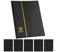120 Pockets Stamp Album Mixed 4 Sizes 10 Sheets Postage Stamp Holder