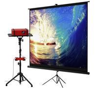 120" Projector Screen & Universal Projector Mount