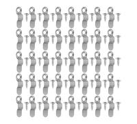 120 Set Iron Picture Frame Turn Button Fasteners Matching Screws