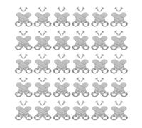 120 Set Metal Picture Frame Turn Buttons with Matching Screws