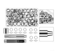 120 Sets 12MM Brass Canvas Buttons, Jeans Buttons, Press Stud Fastener Kit, For Sewing, Clothes, Jackets, Leather, Bracelets, Bags(Black)