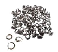 120 Sets Grommets Eyelets 10mm,Sliver Eyelets,Metal Eyelets For Leather,Metal Eyelets Grommets with Washers For Leather Fabric