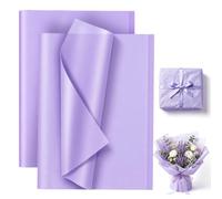 120 Sheets Light Purple Wrapping Paper, Tissue Paper Sheets for Packaging | 35x50 cm Acid Free Tissue Paper for Wrapping Gifts, DIY Projects,Party Decorations, Art and Paper Crafts, Scrapbooking