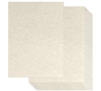 120 Sheets Parchment Paper - Creamy White A4 Vintage Stationery Paper for Certificate, Crafts, Invitations, Resume, Diploma (90gsm)