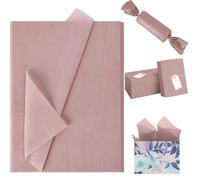 120 Sheets Pink Tissue Paper Dusty Pink Gift Wrapping Tissue Paper Bulk DIY Art Craft Tissue for Gift Bags Valentine’s Day Wedding Birthday Baby Shower, 20 X 14’’