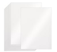 120 Sheets White Shimmer Card A4, 250gsm Double Sided Pearlescent Card Stock, Metallic Thick Paper for Invitations, Certificates, Crafts, DIY Cards (White Shimmer)