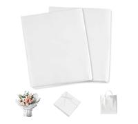 120 Sheets White Tissue Paper 50x35cm Each For Present Wrapping Pompoms Flowers & Crafts Business Packaging Wrap