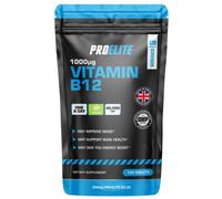 Vitamin B12 120 Tablets High Strength 1000mcg Vegan B12 Supplement | Pure Methylcobalamin | Tiredness and Fatigue Tablets | Immunity Supplements Made in UK by PROELITE