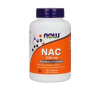 NOW Foods NAC N-Acetyl Cysteine 1000mg 120 Tablets | Glutathione Immune Booster