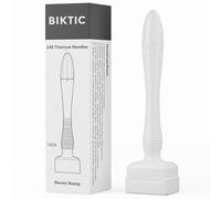120 Titanium Derma Stamp,Microneedle Stamp 0.25 mm, Microneedling Roller for Men and Women Home Use