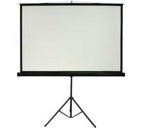 120" Tripod Floor Standing Pull up Projector Screen 4:3 Portable Presentations