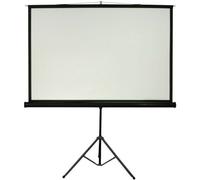 120" Tripod Floor Standing Pull up Projector Screen 4:3 Portable Presentations