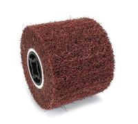 120 x 100 mm non-woven abrasive flap wire drawing polishing burnishing wheel for the surface treatment of metal products 80 grit