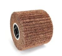 120 x 100 mm non-woven abrasive flap wire drawing polishing burnishing wheel for the surface treatment of metal products, 180 grit
