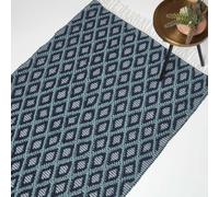 Tula Handwoven Textured Rug Homescapes Navy 120cm x 170cm