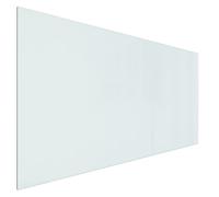 'vidaXL Fireplace Glass Plate - 120x60 cm Rectangular Tempered Glass Panel for High Temperature Resistance and Floor Protection
