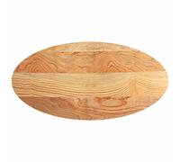 (120 x 60 x 4 cm) vidaXL Table Top Light Brown 100x50x4 cm Solid Wood Oak Oval coffee table top