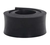 (120 x 8 x 2 cm) vidaXL Rubber Edge for Snow Plow Replacement Snow Plow Cutting Edge Black