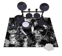 120 x 80 cm Drum Carpet Drum Rug Drum Mat Soundproof Blanket For Bass Drum Snare Jazz Drum Kit Shock Electronic Drum Thickened Drum Carpet Professional Non-Slip Rugs Musical Instrument Mat Drum Rugs