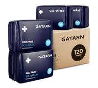 120 x Gatarn Premium Incontinence Bed Pads 60 x 90cm | Disposable Incontinence Bed Sheets | High Absorbency Waterproof Incontinence Underpads for Adults, Babies | Disposable Changing Mats For Babies