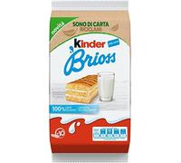 120 x Kinder Ferrero Brioss Italian Sponge Snack with Milk Flavour Fillling