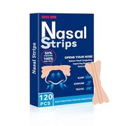 120 x Nasal Strips, Powerful Effective Anti-Snoring Devices, Large Size Nasal Spreader Patch for Better Breathing (Dyed)