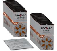 312 Rayovac Zinc Air Extra (Card of six Cells)