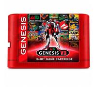 1200 in 1 V3 Pro Game Cartridge for Genesis Console - Clear Red