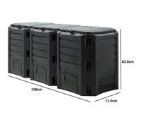 (1200 Litres Composter) Garden Composter Various Models Thermal Organic Fertilizer Compost Modular Bin