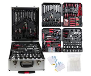 1200 pcs Alu Toolbox Tool Set Toolbox Trolly