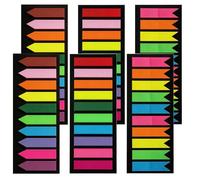 1200 Pcs Sticky Tabs,Colorful Arrow Annotation Tabs,Fluorescent Translucent Page Markers,Small Sticky Notes,Index Tab,for Reading Label Bookmarks Page Marking Books Notebook Classify Files Documents