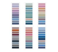 1200 Pcs Sticky Tabs, Index Tabs, Book Tabs, Annotation Tabs, Writable & Repositionable Book Tabs, Colored Page Markers Labels for Reading Notes, Notebook, Books, Classify Files, Study, Office